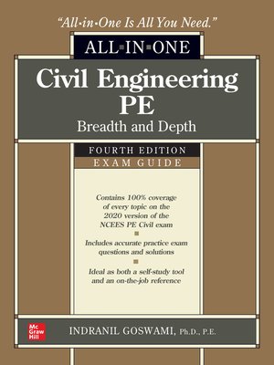 cover image of Civil Engineering PE All-in-One Exam Guide